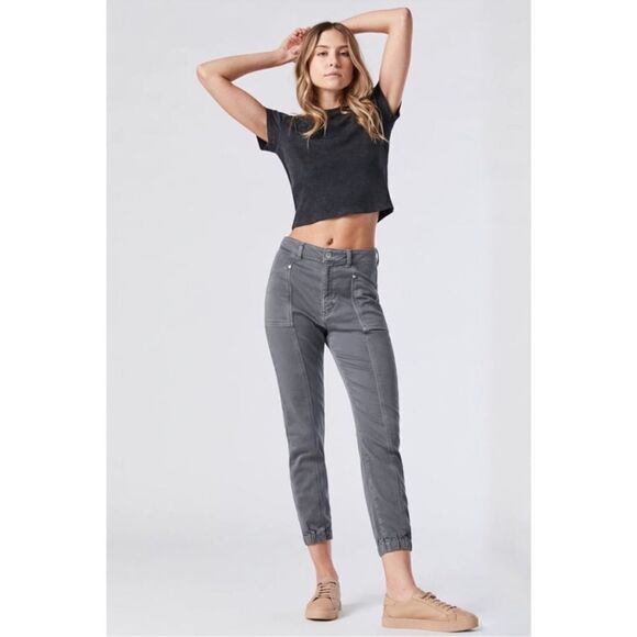 Mavi Anna High Rise Slim Cropped Jogger - Picture 1 of 11